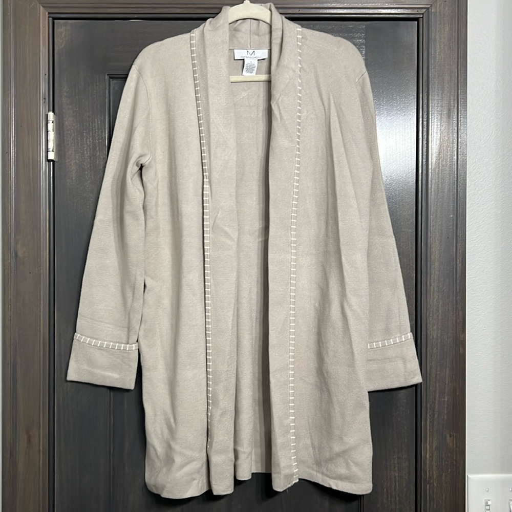 MAGASCHONI women’s Elegant Open Cardigan Size Small‎
